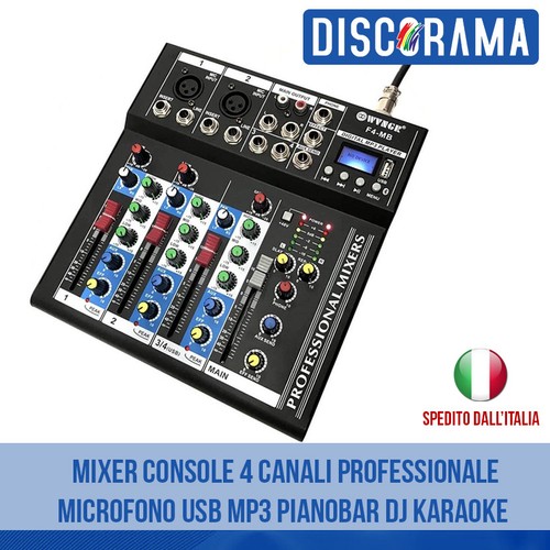 Mixer console canali - console, 4