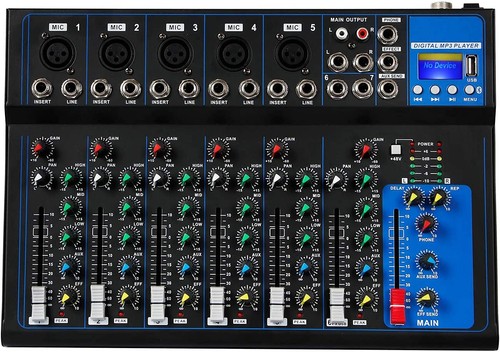 Mixer audio portatile ht7 - audio, con